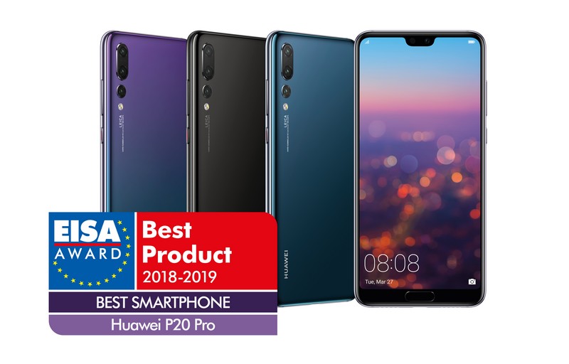 HUAWEI P20 Pro is awarded - “Best Smartphone of the Year” by the European Image and Sound Association