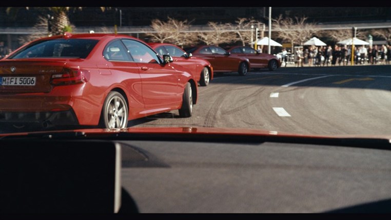 Driving pleasure captured on film: The BMW 235i Coupe at the Drift Mob shoot in Cape Town. 