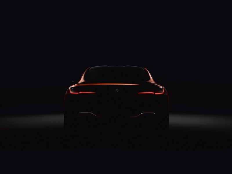 The new BMW 8 Series Coupe undergoes vehicle dynamics testing on the racetrack.