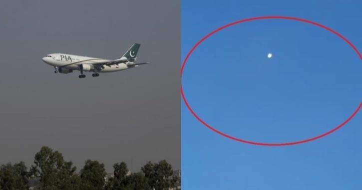 In Video: Pilot Films UFO During Flight in pakistan