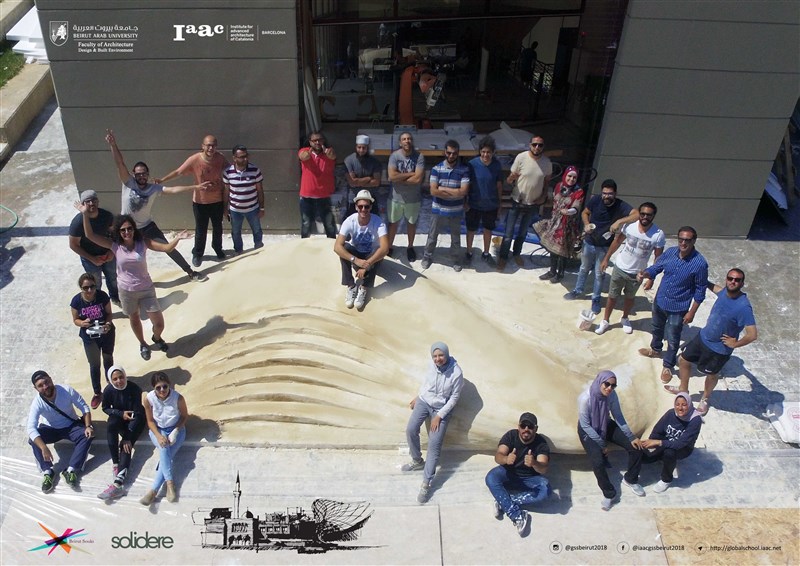 BAU and IAAC team up with Solidere to showcase their students’ robotically fabricated architectural work