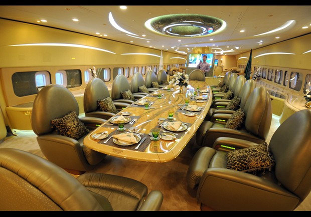 Inside Prince Alwaleed Bin Talals Jet