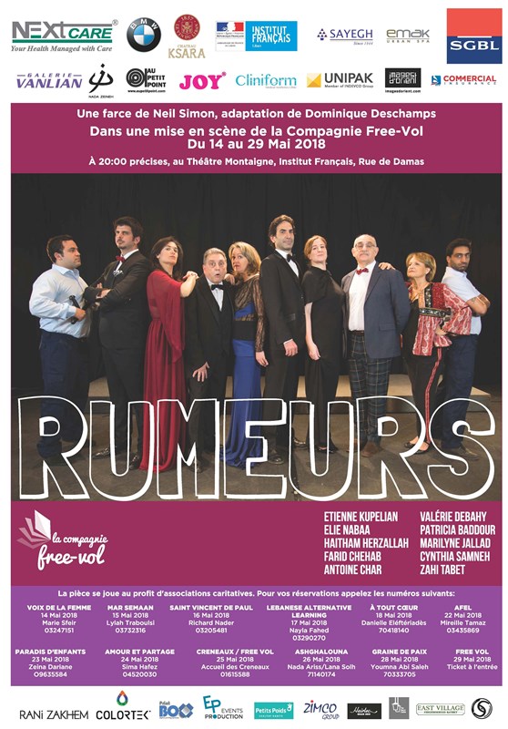 'RUMOR' a farcical play by Neil Simon- interpreted by the company 'FREE-VOL'