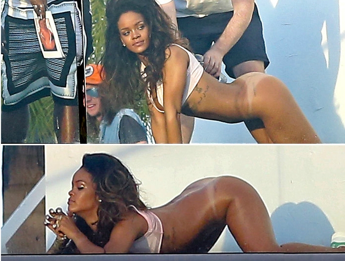 Rihanna poses for a Nude Photo Shoot