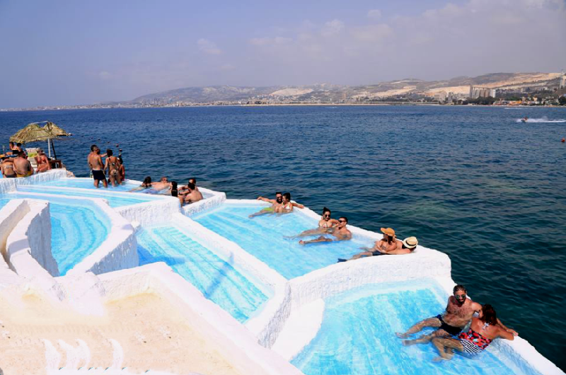 Rocca marina Lebanon competing with Santorini and Ibiza