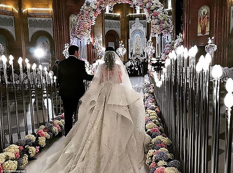 Son of Armenian billionaire marries fiancee in a truly jaw-dropping wedding