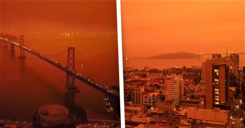 In Video: Wildfires Turn San Francisco’s Sky A Disturbing Shade Of Red 