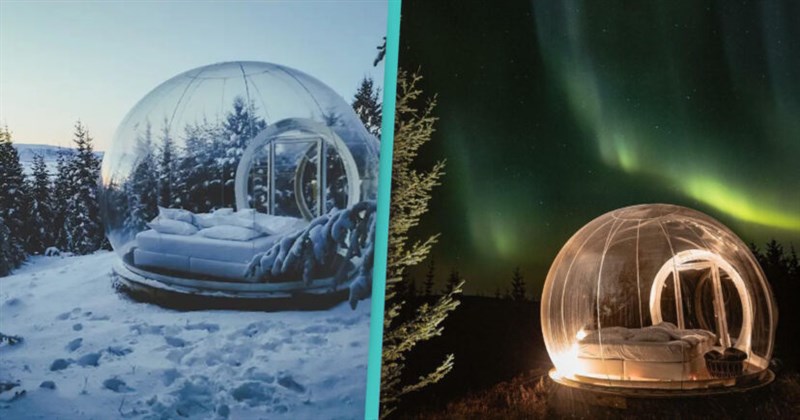 Magical SeeThrough Bubble In Iceland Lets You Sleep Under The Northern Lights