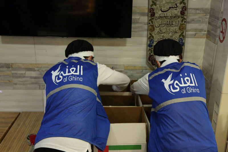 KSRelief in collaboration with AlGhina, distributes Aids to Lebanese