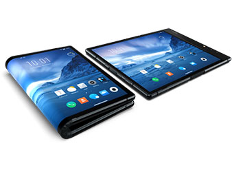 We tried the world’s first folding phone, and it actually works