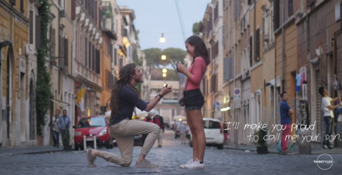 After His Girlfriend’s Father Passed Away, This Guy Went Above And Beyond To Make His Proposal Extra Special