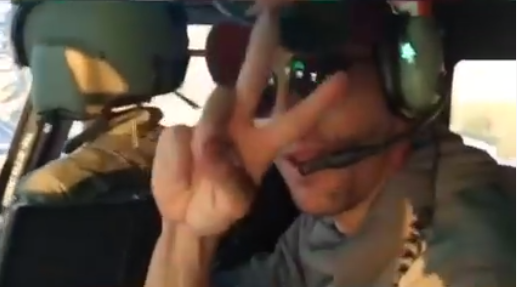 Enrique Iglesias flying over the Lebanese Territories