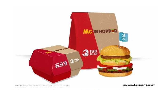Burger King to McDonalds: Let's make a McWhopper