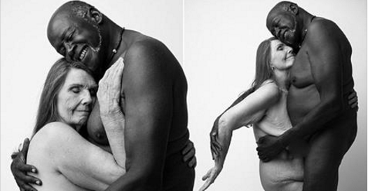 Nude Portrait of Interracial Septuagenarian Couple Celebrating Two Decades of Love Goes Viral