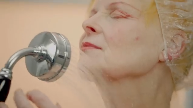 Designer Vivienne Westwood showers once a week