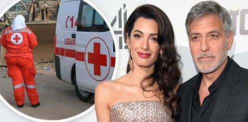 George and Amal Clooney donate $100 000 to Lebanon-based charities