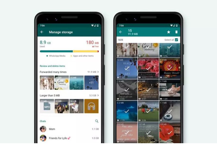 In Video: WhatsApp makes it easier to free up space with new storage management tool