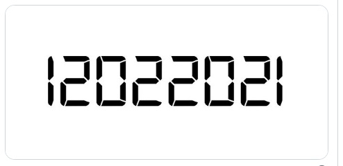 Todays Date Is A Palindrome And An Ambigram