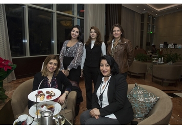 Celebrating the festive cheer in style Hilton Hotels host a Teatime party in honor of Lebanese media