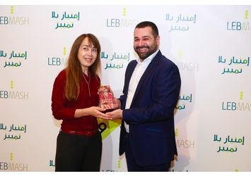  LebMASH presents its 2019 “Leader in LGBT Health Equity Award” to   Dr. Aimee Karam, the President of the Lebanese Psychological Association 