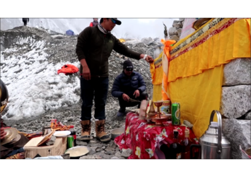  Joyce Azzam at the Everest Base Camp (5,365m) 
