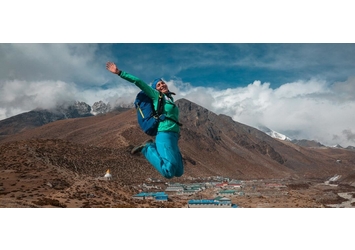  Joyce Azzam at the Everest Base Camp (5,365m) 