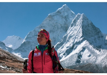  Joyce Azzam at the Everest Base Camp (5,365m) 