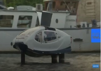 Watch: Paris tests 'flying taxi' as future of city transport