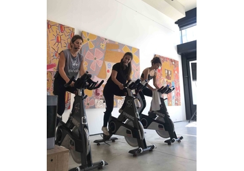 Artual Gallery and Exhale held a 'Ride your HEART out' weekend Unique event combined art and fitness at Downtown space