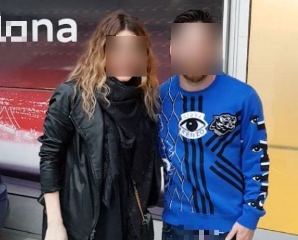 Lebanese Star with Famous Football Player