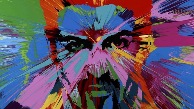 George Michael portrait by Damien Hirst sells for $580,000