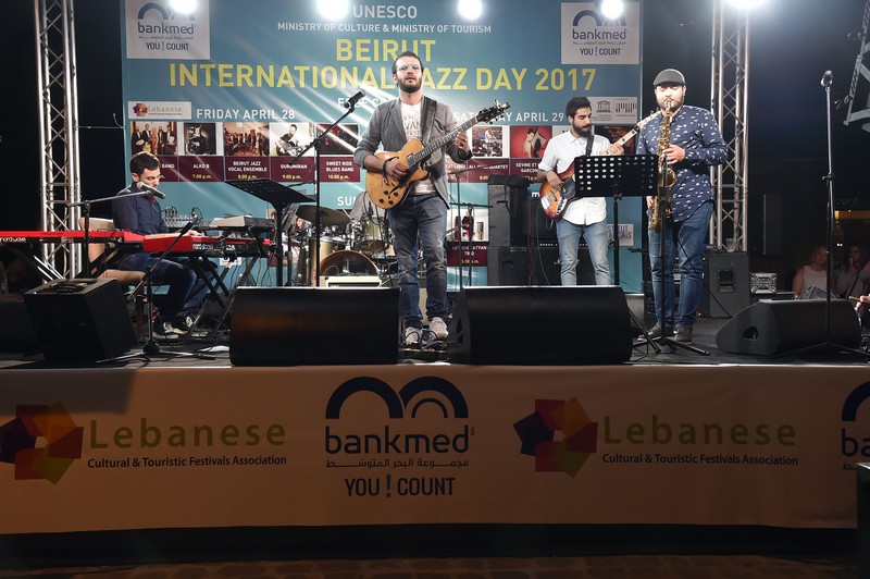 Lebanese and foreigners gather in Beirut to celebrate UNESCO International Jazz Day 