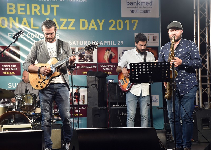 Lebanese and foreigners gather in Beirut to celebrate UNESCO International Jazz Day 