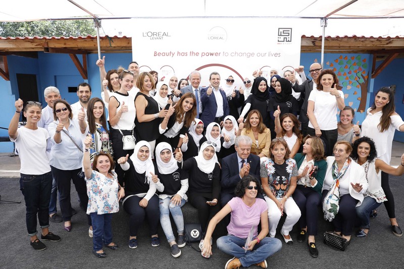 L'oreal Levant, in cooperation with Kayany Foundation, launches its 'Beauty for a better Life' training program in Barr Elias