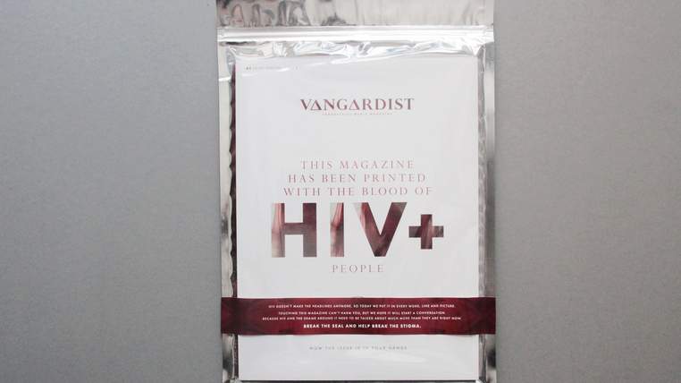 Magazine Printed With AIDS Blood Goes On Sale