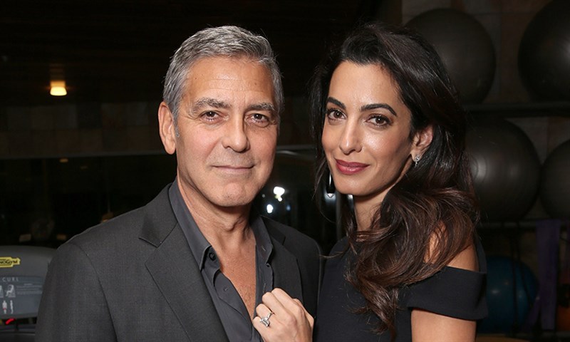Amal Clooney spotted with 'rounder tummy'