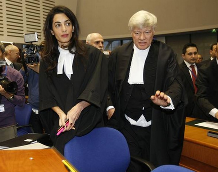 Amal Clooney gives excellent response to fashion question at European Court of Human Rights