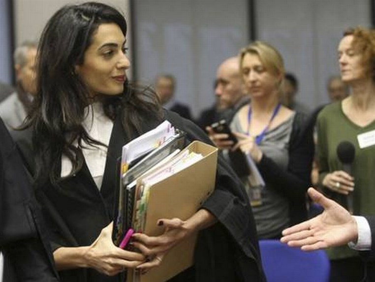 Amal Clooney gives excellent response to fashion question at European Court of Human Rights
