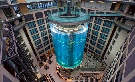 Aquadom aquarium elevator 