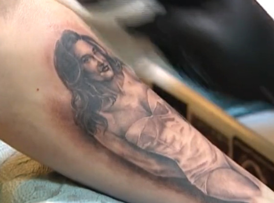 This man had Caitlyn Jenner picture tattooed on his arm