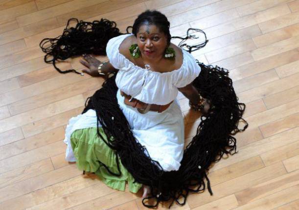 Worlds Longest 16 meter Dreadlocks