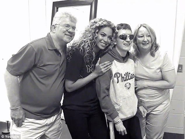 Beyonce meets her devoted fans in emotional backstage video