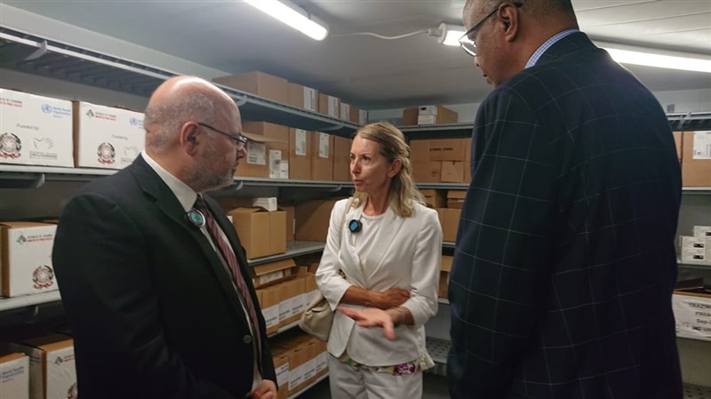 Italian Ambassador visits MOPH Central Drug Warehouse in Acknowledgement of the Italian Government's Contribution to Lebanon's Medical Crisis 