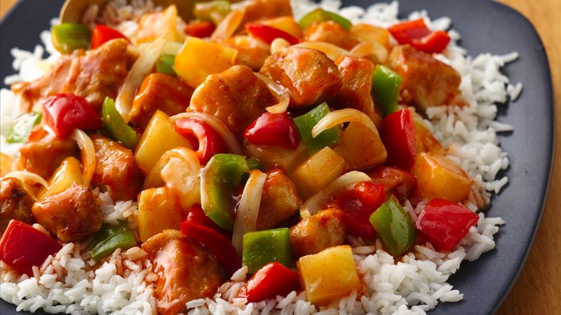 Healthy sweet and sour chicken recipe