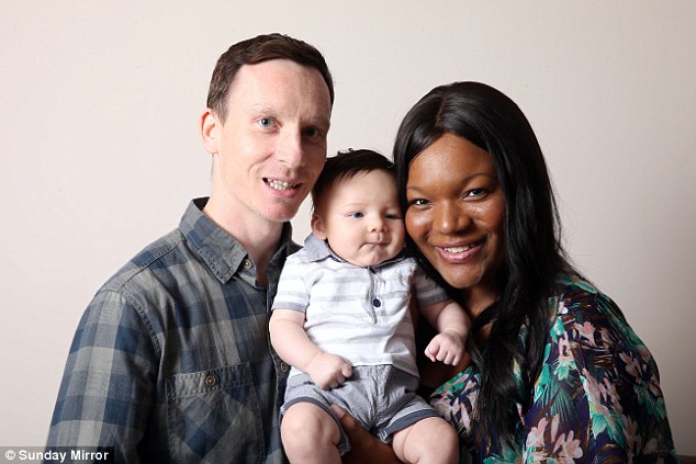 Black Nigerian mother gives birth to white baby