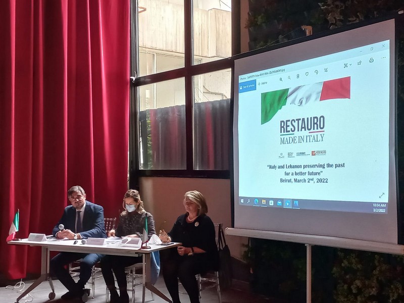 Presentation in Beirut of the Salone del Restauro 2022 and the Restoration Week 2022