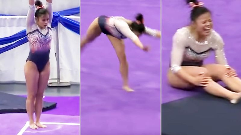 SHOCK VIDEO: Gymnast breaks both legs mid-routine