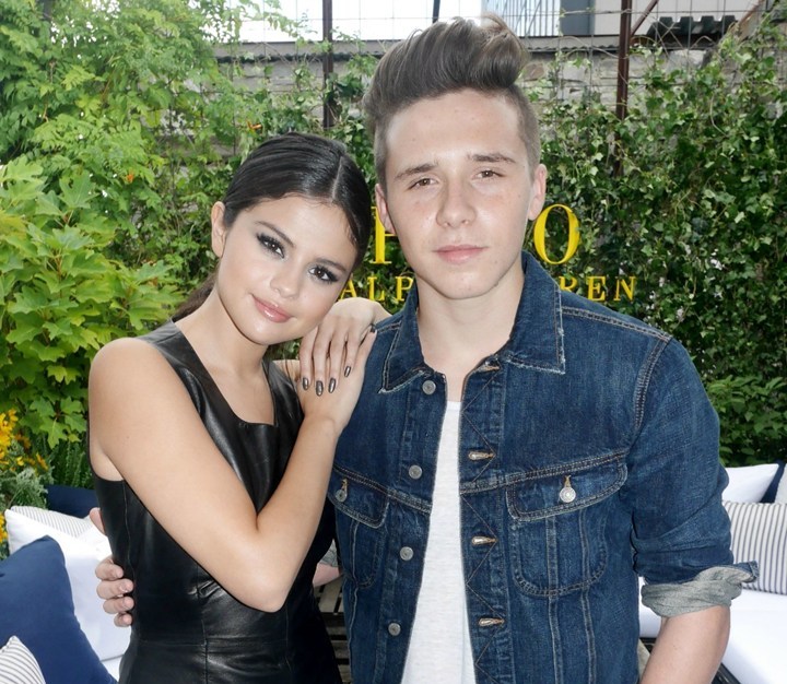 Selena Gomez and Brooklyn Beckham cuddle at Ralph Laurens Week party