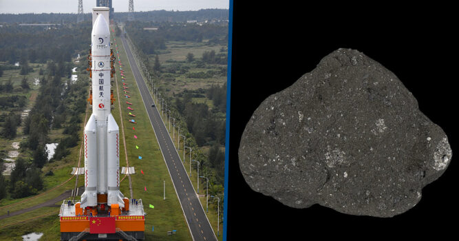 China Has Successfully Landed On The Moon To Bring Back Rocks From The Surface