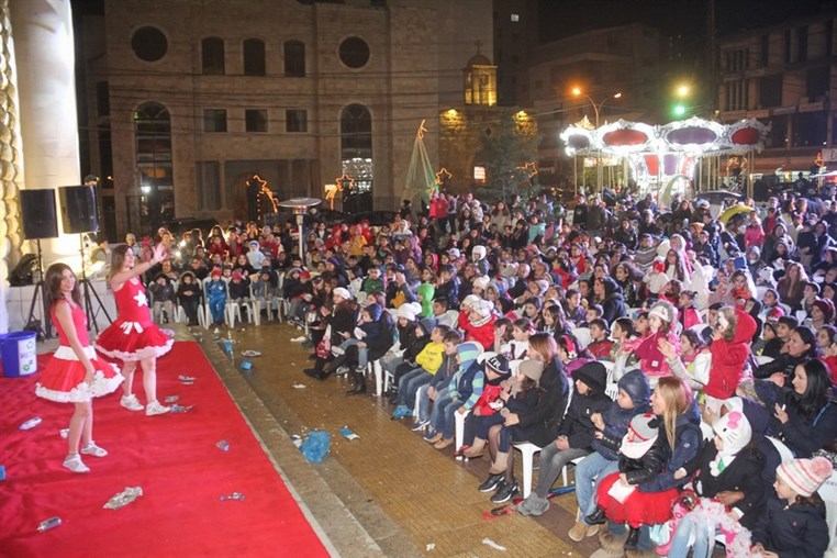 Rene Moawad Foundation organized The Christmas village 2015 in Zgharta